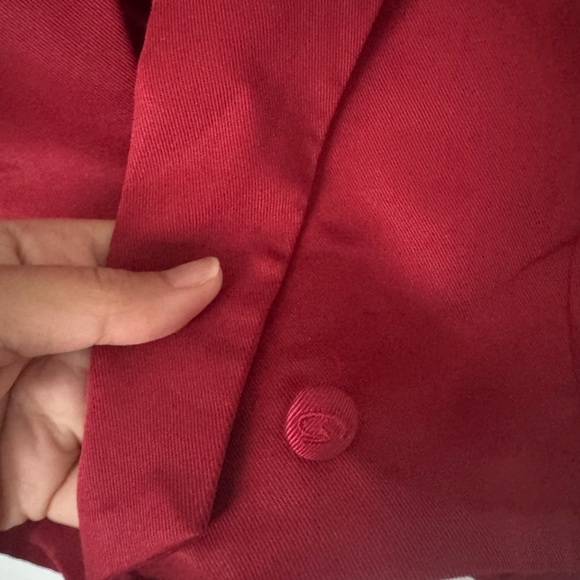 Gianno root chakra Chic Women's Red Blazer crop top the art of subtiliy Large - Picture 3 of 10